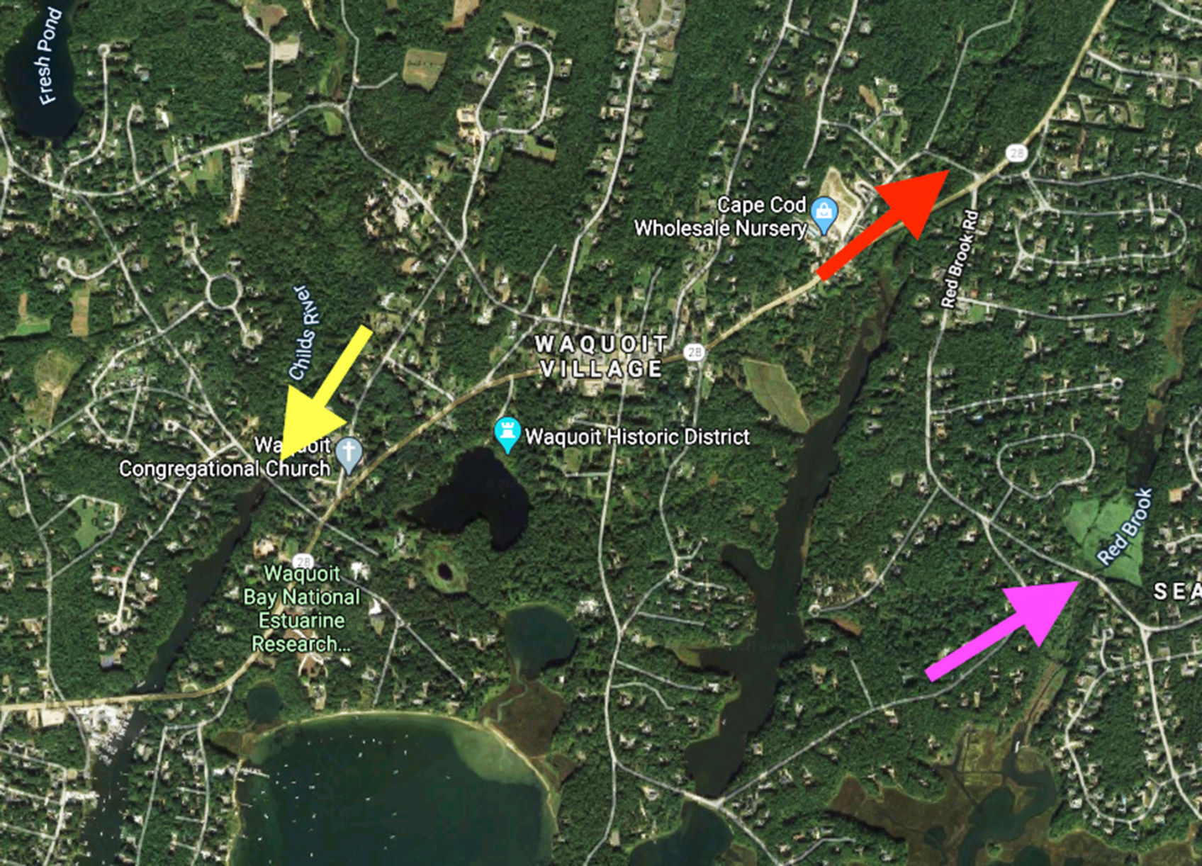 Road Runoff Outfalls In Falmouth And Mashpee
